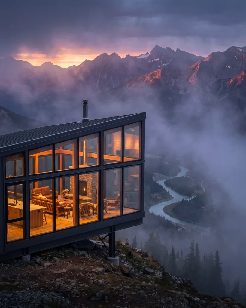 Ridgeline Glass Lodge — cabin / stay (gallery)