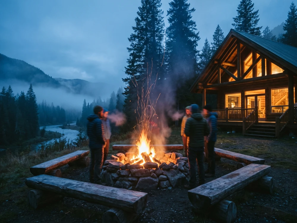 Ridgeline Glass Lodge — cabin / stay (gallery)