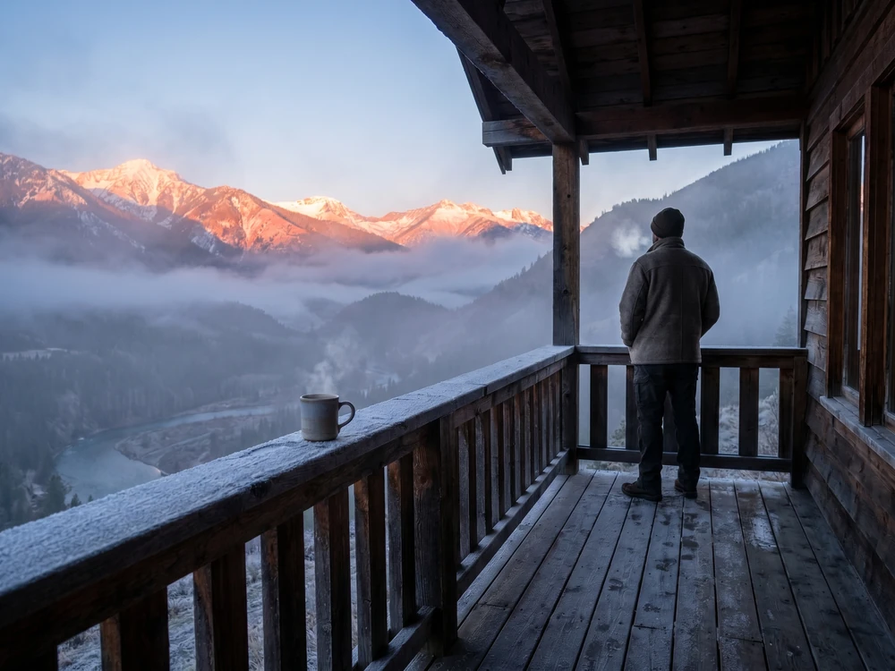 Ridgeline Glass Lodge — cabin / stay (gallery)