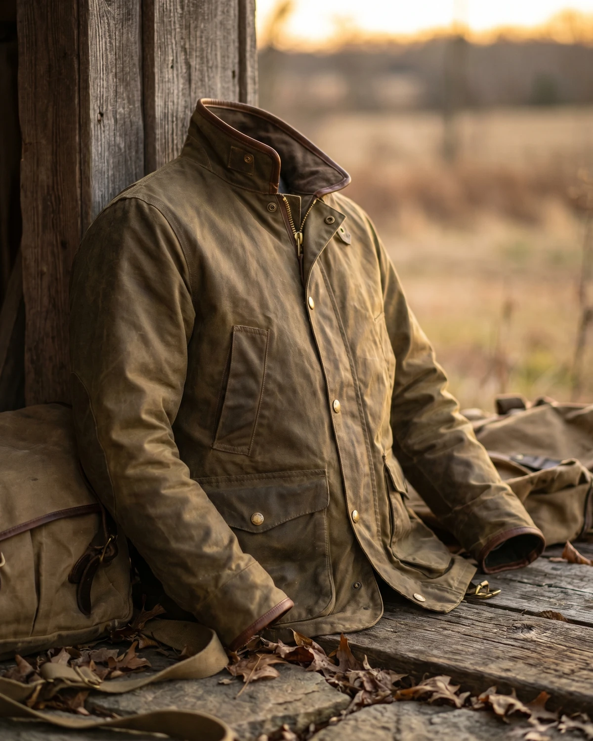 Waxed Canvas Field Jacket — product photo